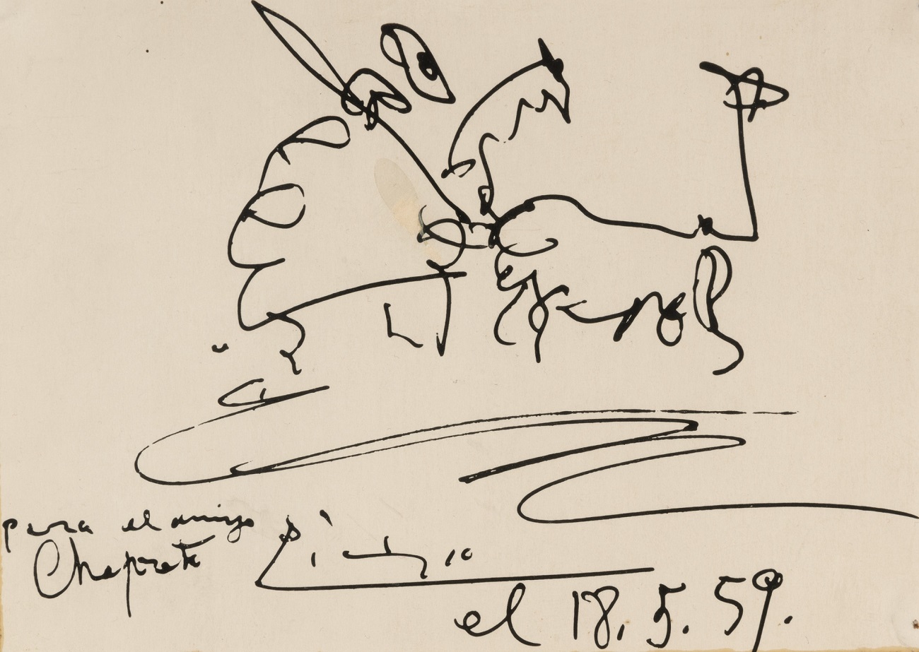 scena de coridă, pablo picasso