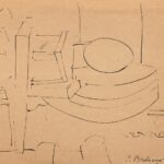 schiță de atelier, constantin brâncuși