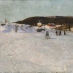 skiers, frits thaulow