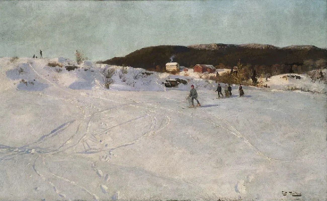 skiers, frits thaulow
