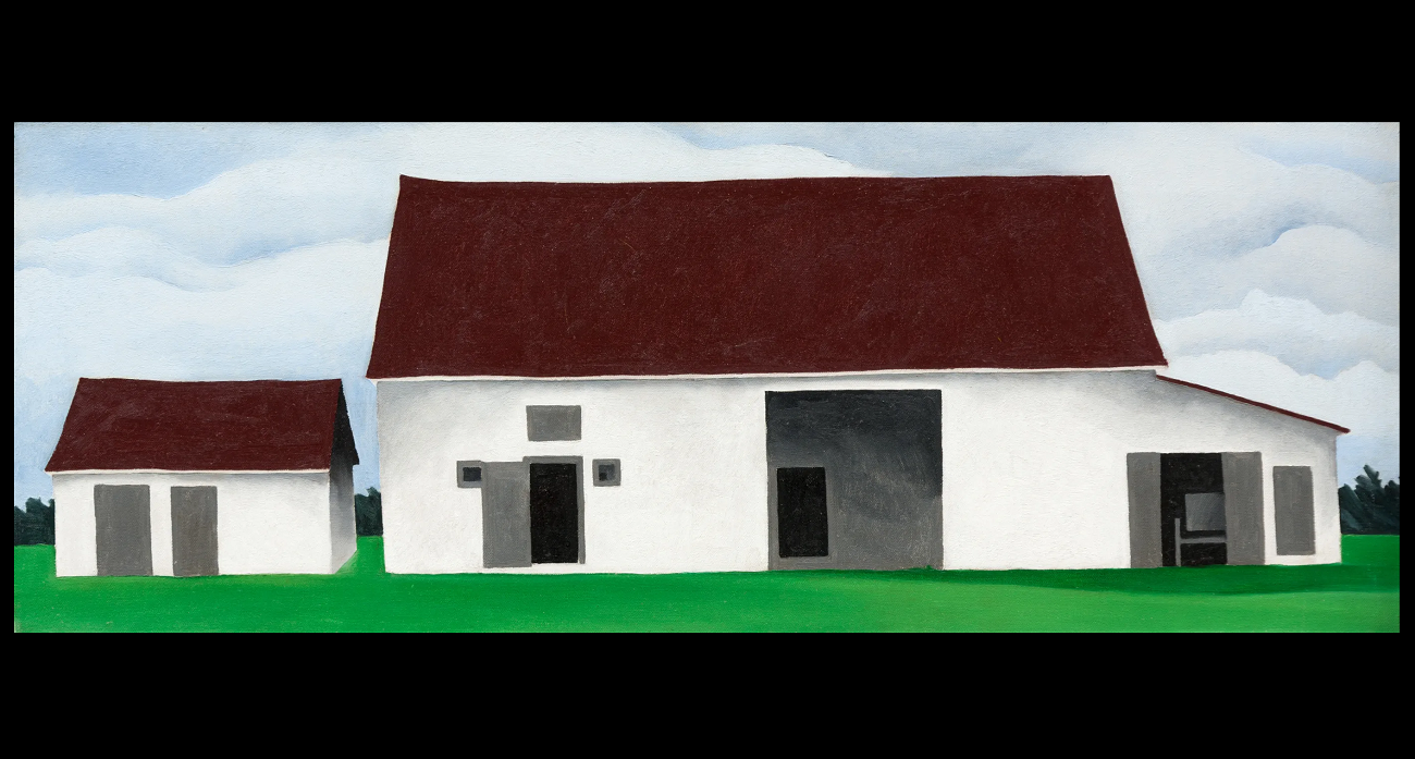 stables, georgia o keeffe, 1932