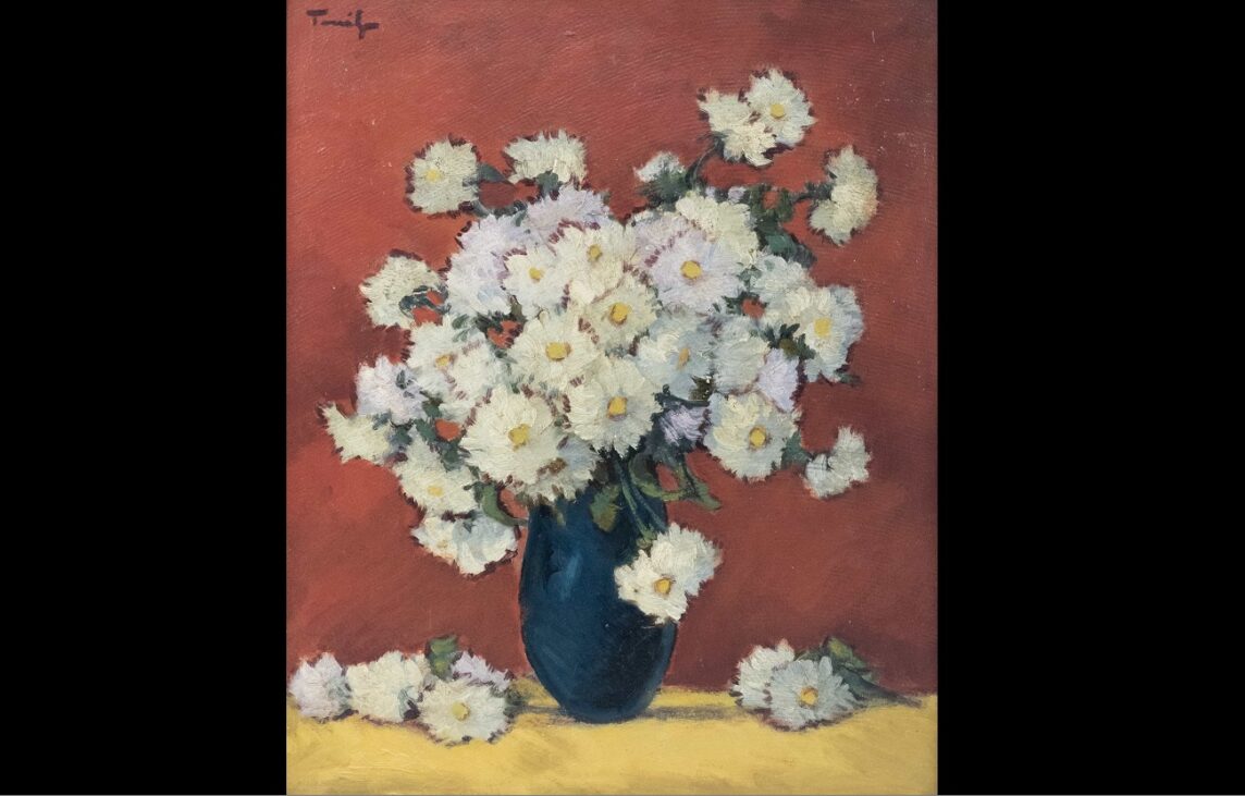 tufanele in vas albastru, nicolae tonitza