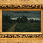 ion andreescu, peisaj din valea buzaului, ans azura