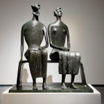 king and queen, henry moore