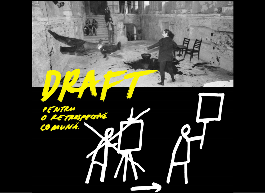 afis lia și dan perjovschi, expo arcub