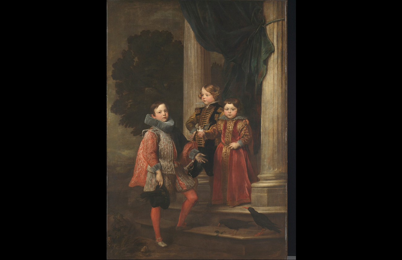 anthony van dyck, portrait of alessandro, vincenzo and francesco maria giustiniani longo