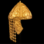 coiful cu eroi, profil dreapta, artmark