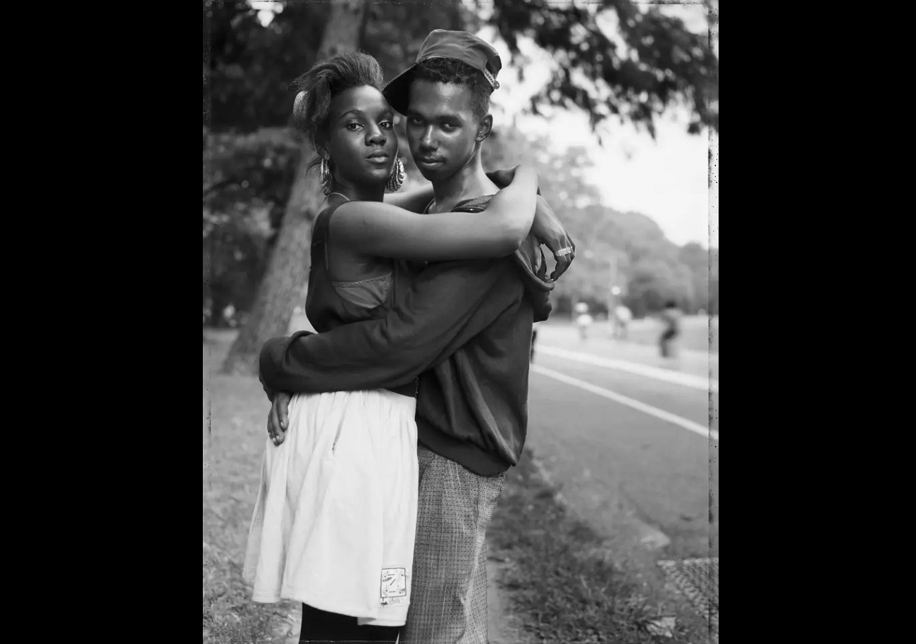 dawoud bey, a couple in prospect park, 1990, sean kelly gallery