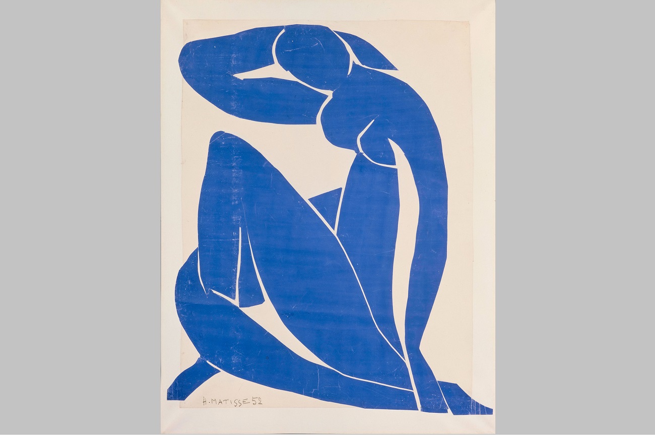 henri matisse, nu bleu ii, 1952