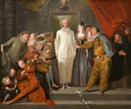 les comediens italiens, watteau