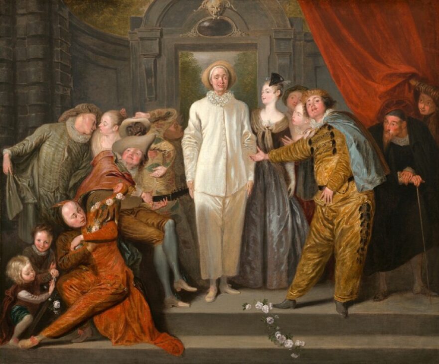 les comediens italiens, watteau