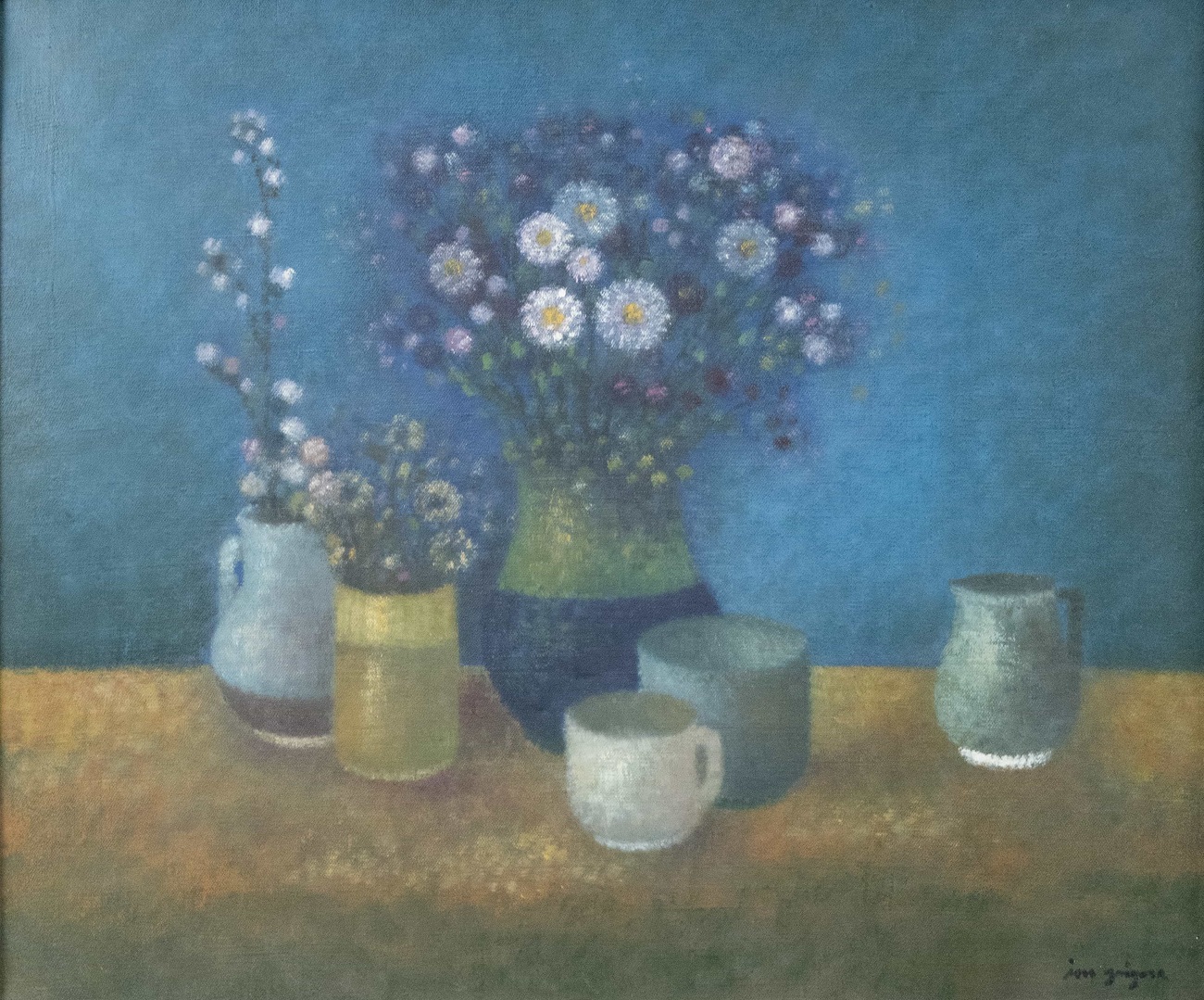 vase cu flori, ion grigore