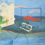 youssra raouchi, rhisome, 2023, pastel