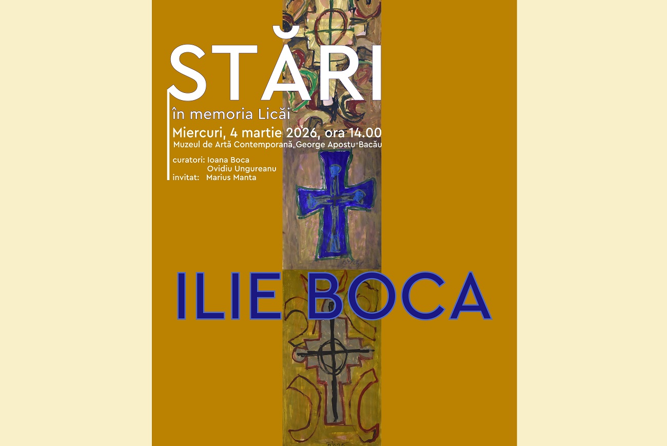 afis ilie boca, expo muzeul g apostu