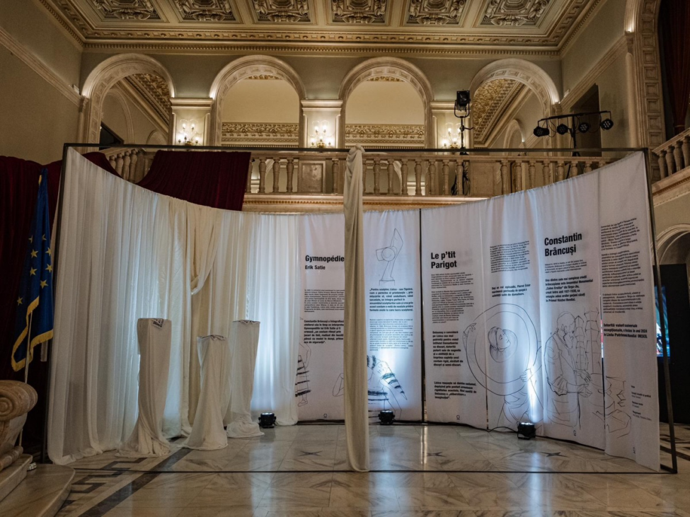 brancusi si muzele dansului, onb, inp