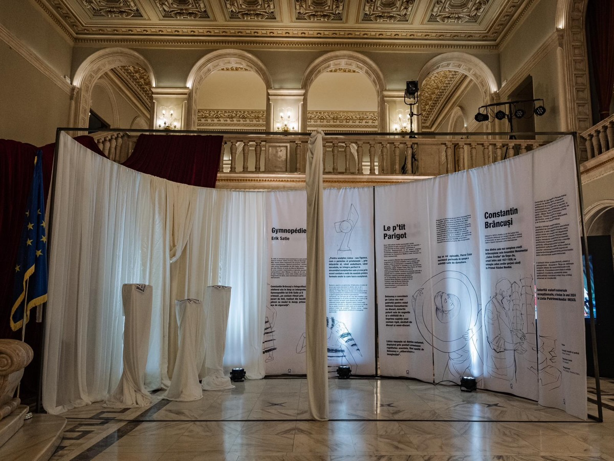 brancusi si muzele dansului, onb, inp