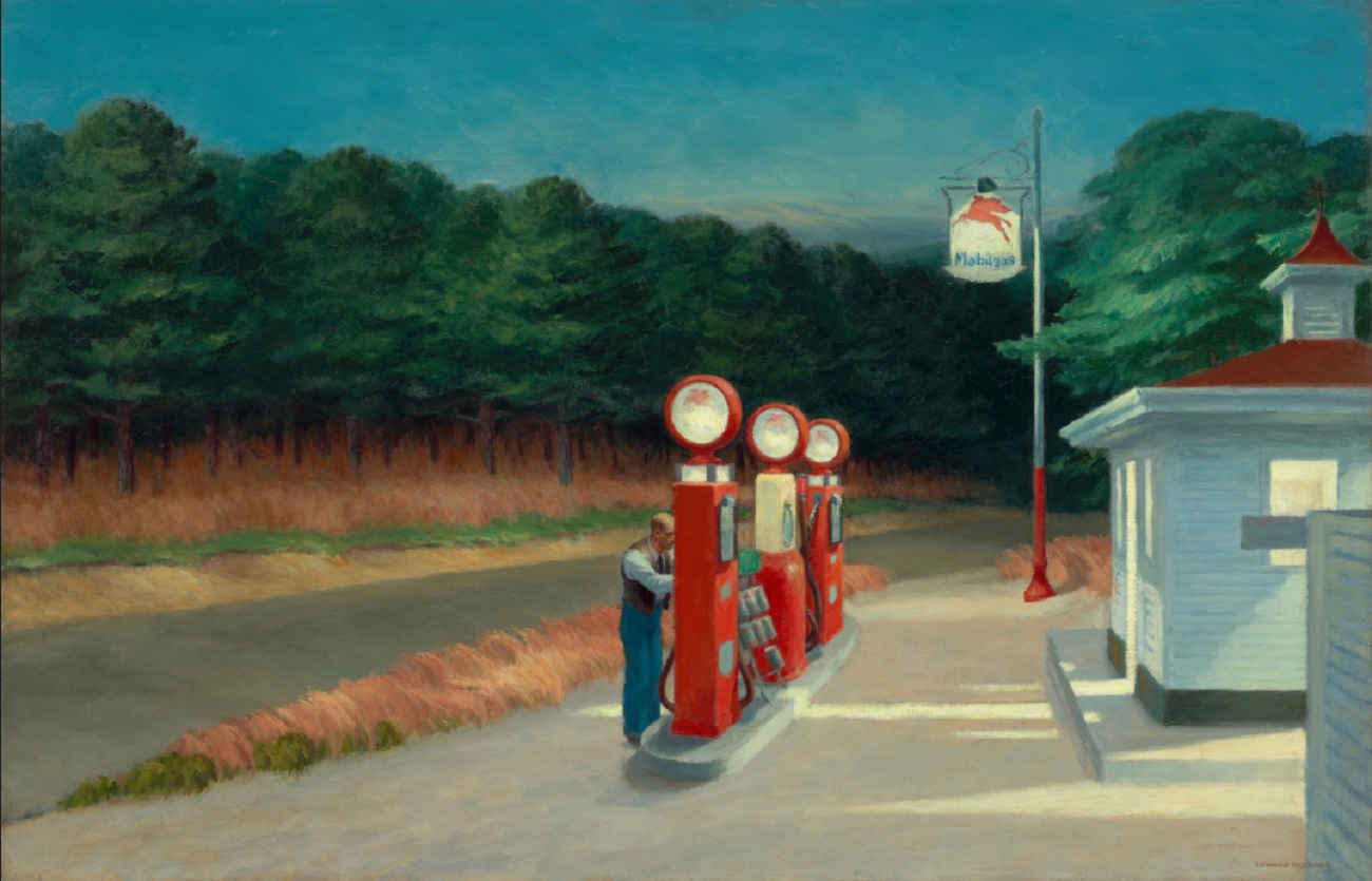 gas, edward hopper, moma