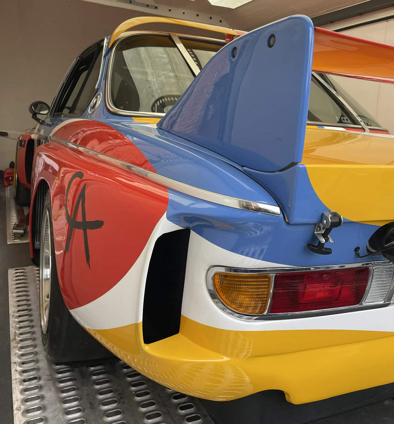1 bmw calder art car, curatorial