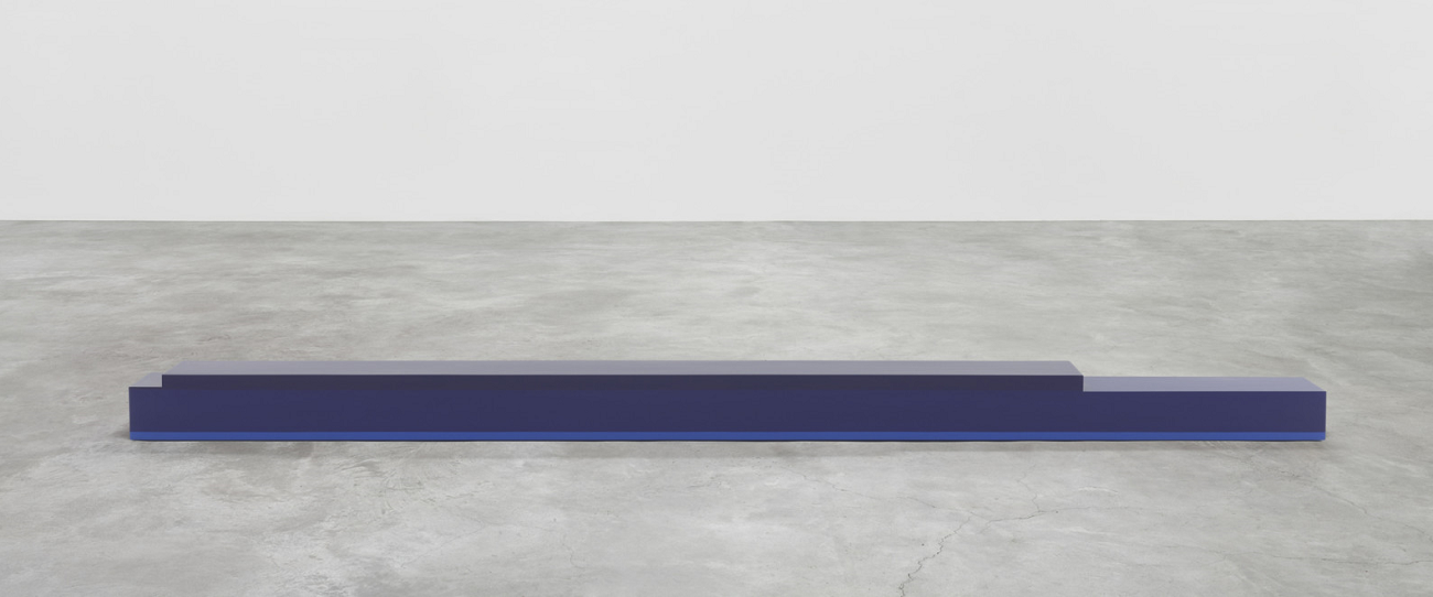 anne truitt, remembered sea, 1974, acrilic pe lemn