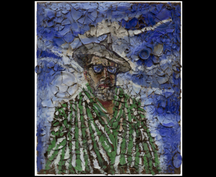 julian schnabel, untitled (self portrait) 2023
