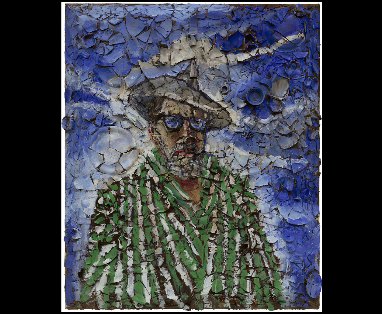 julian schnabel, untitled (self portrait) 2023