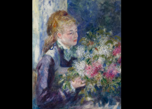 pierre auguste renoir, la femme aux lilas (portrait de nini lopez)