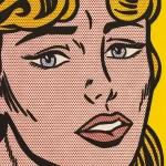 roy lichtenstein, anxious girl