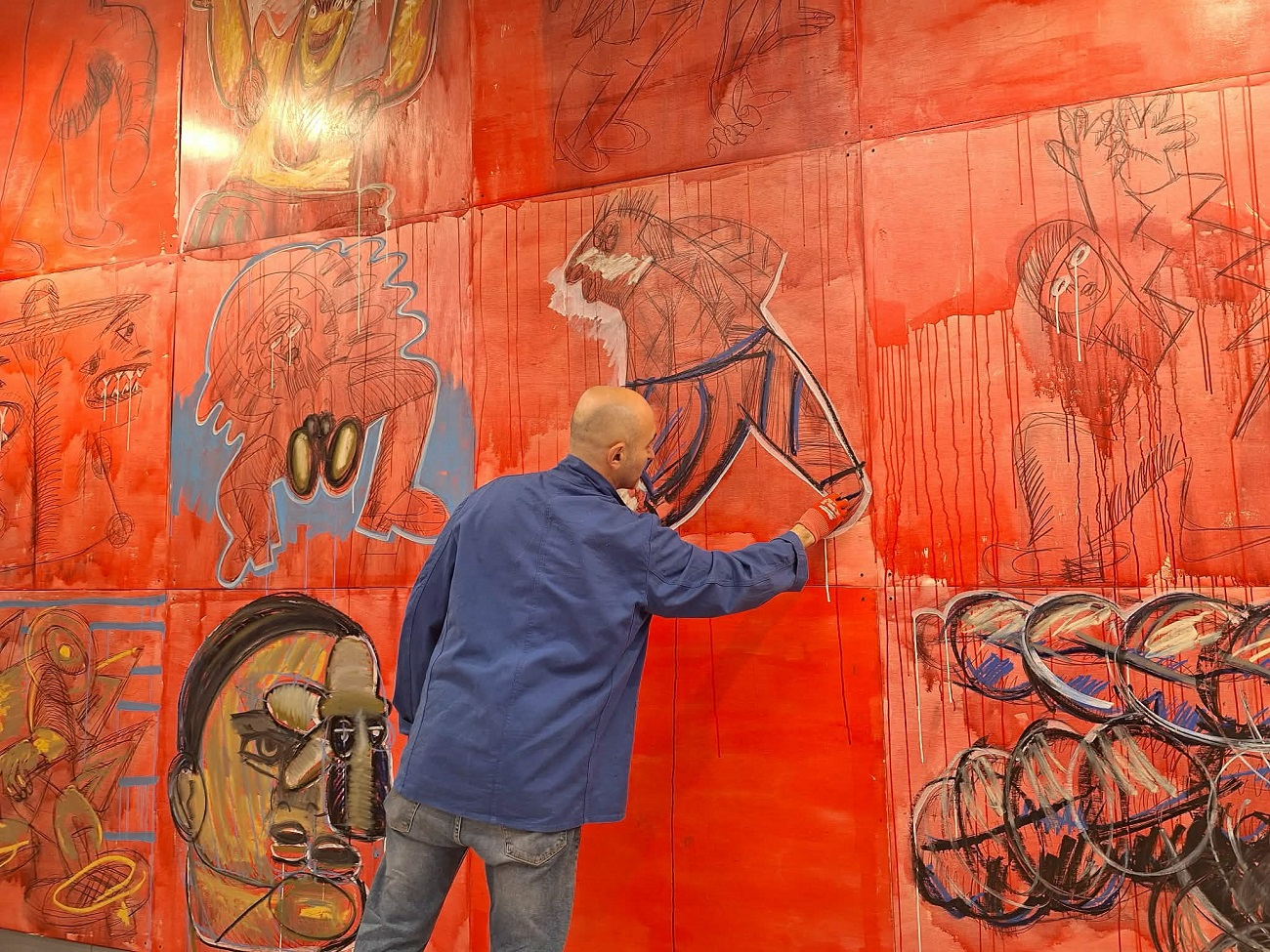 santier, dumitru gorzo, curatorial