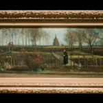 vincent van gogh, the parsonage garden at nuenen in spring, groninger museum