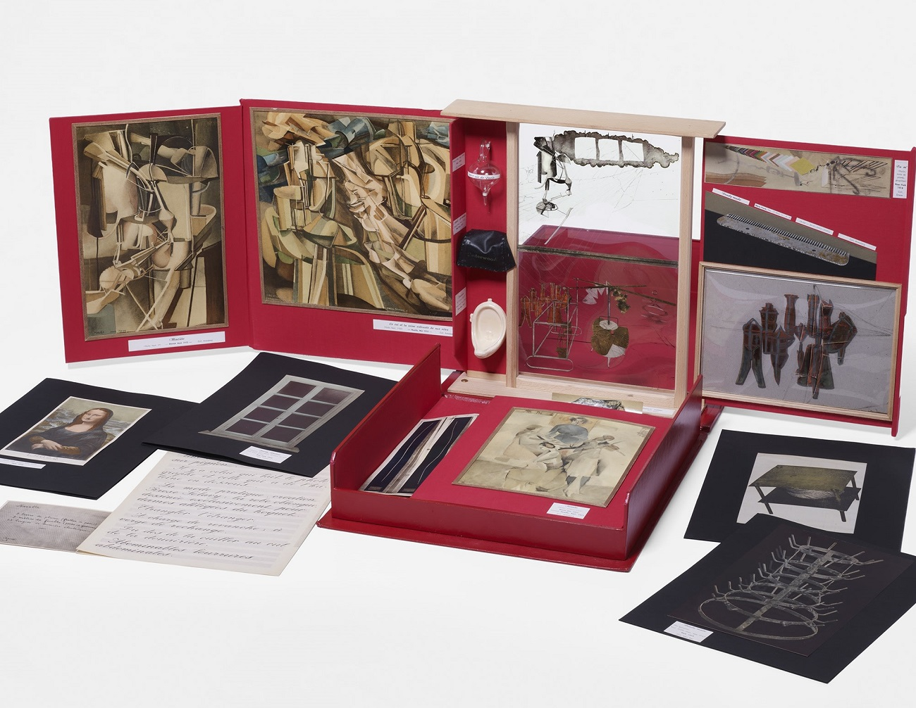 marcel duchamp, la boîte en valise, série f, phillips
