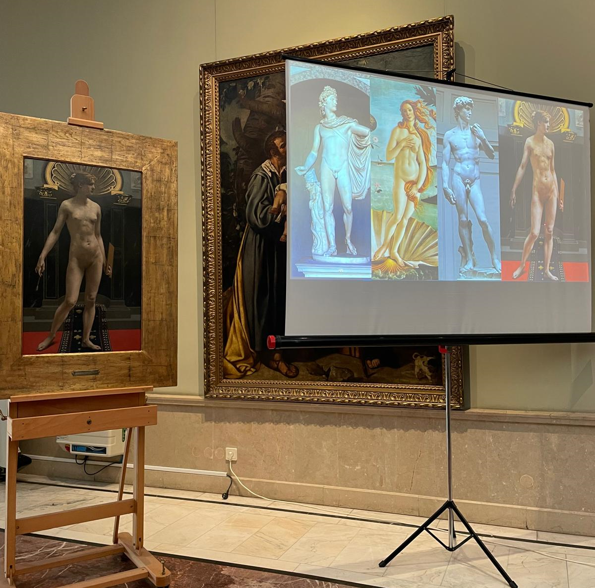 alegoria picturii, karl gussow, comparatie, mnar, curatorial