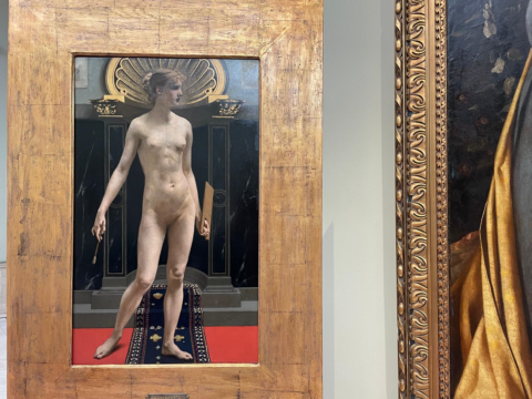 alegoria picturii, de karl gussow, mnar, curatorial