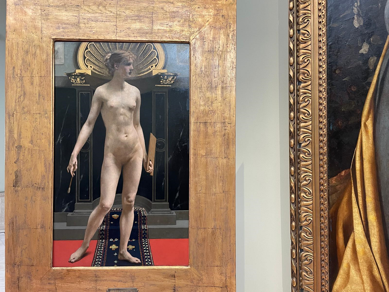 alegoria picturii, de karl gussow, mnar, curatorial