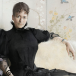 asta nørregaard, portrait of elisabeth fearnley, 1892, detaliu