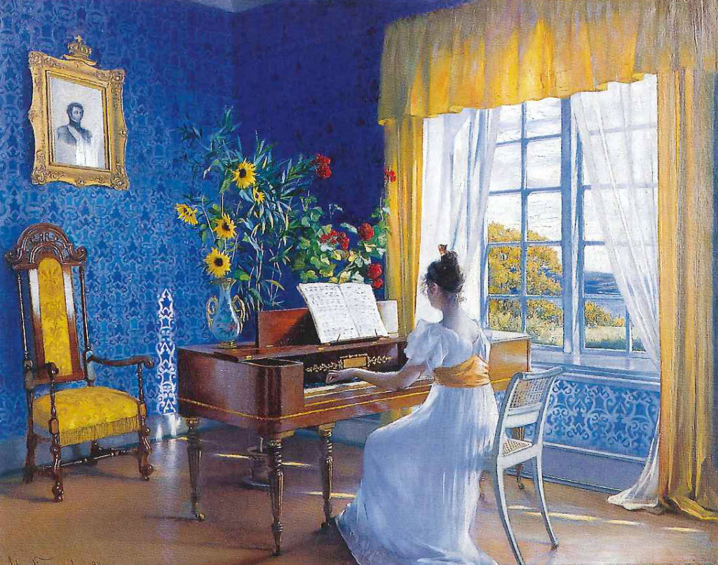 asta nørregaard, interior, 1898