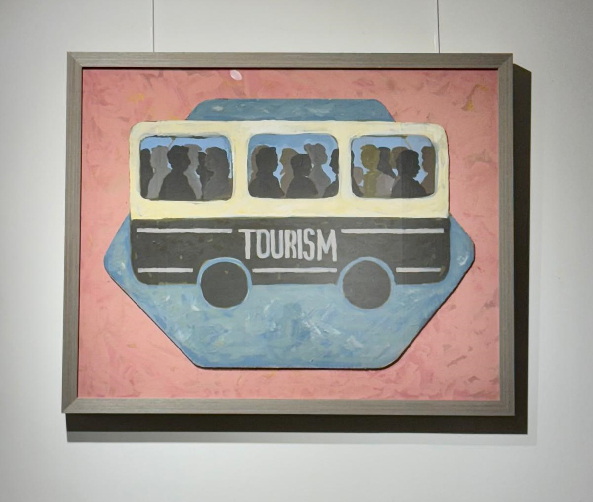 emanuel borcescu tourism acrilic pe carton 51x70