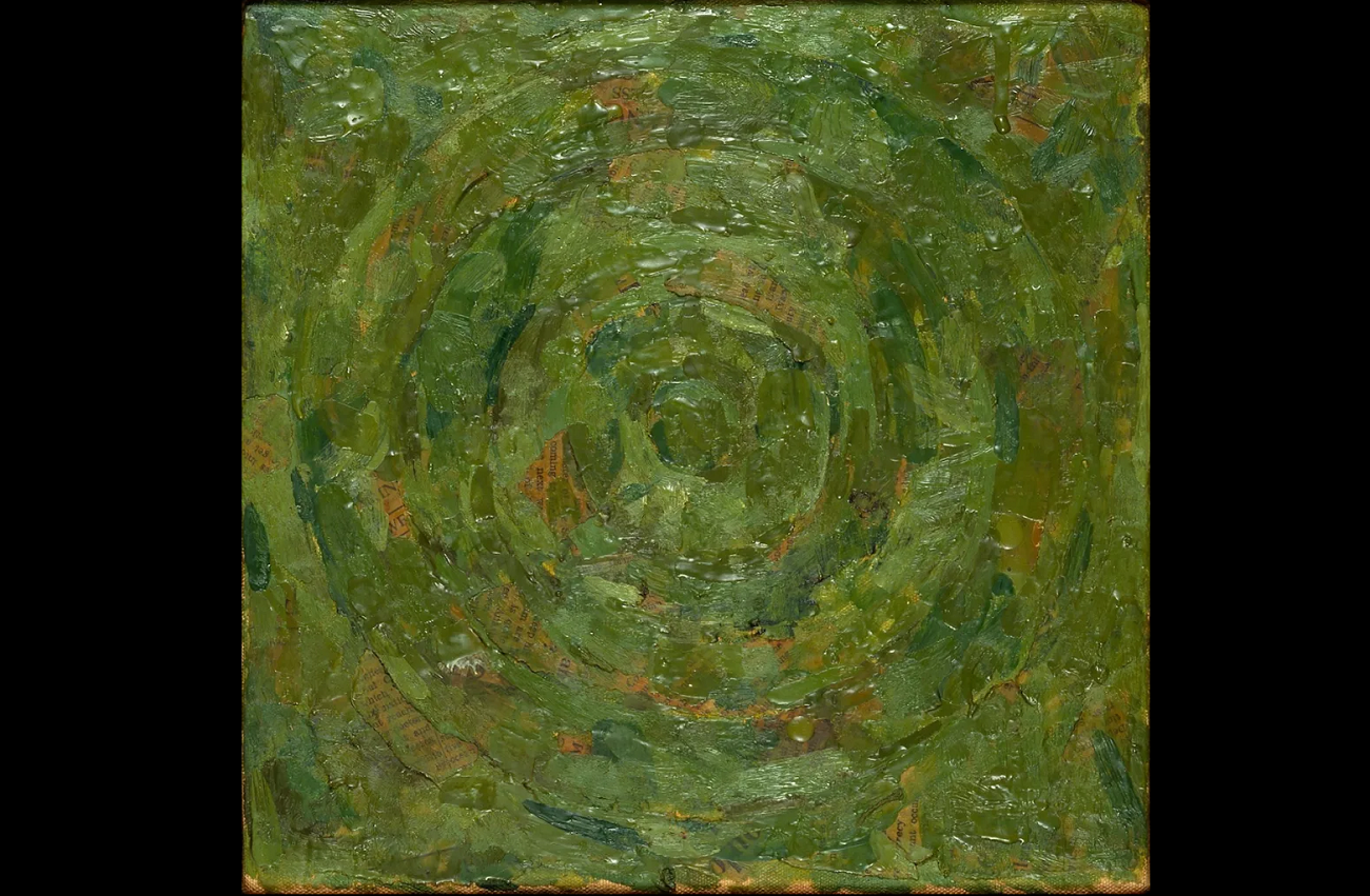 jasper johns green target, 1959