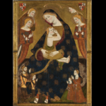 jaume serra, virgen de tobed con los donantes...