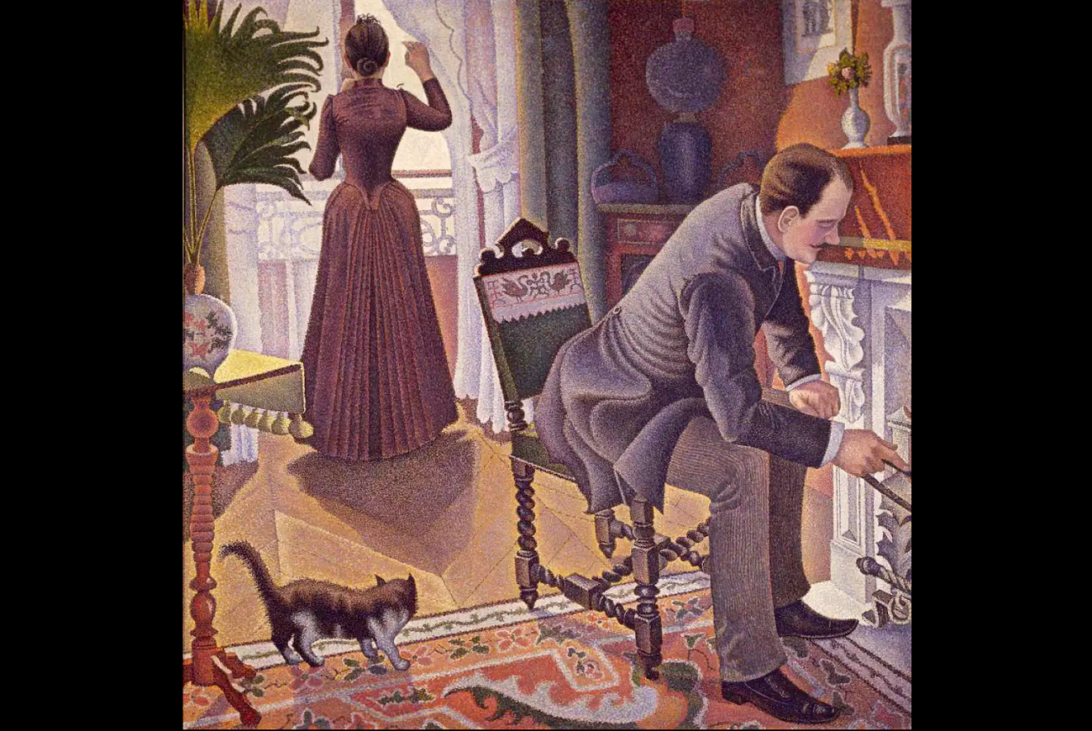paul signac, dimanche, 1888 1890