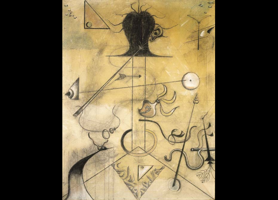 portrait de madame k, joan miro