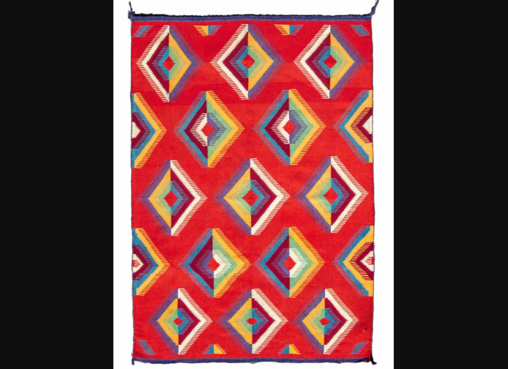 Țesătură navajo, 1885, colectia frank stella