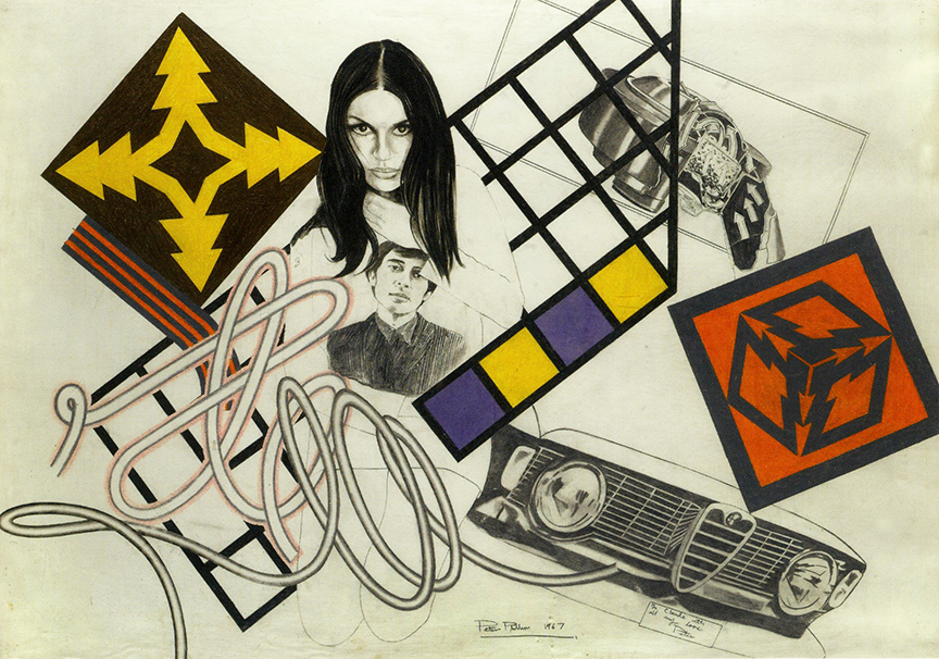 family drawing, peter phillips, 1967