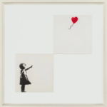 matthew perry, licitatie, banksy, girl and balloon