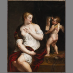 peter paul rubens, venus si cupidon, restaurat