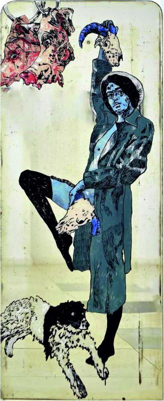 vivien fritz detachment mixta pe oglinda 50 x 120 2024