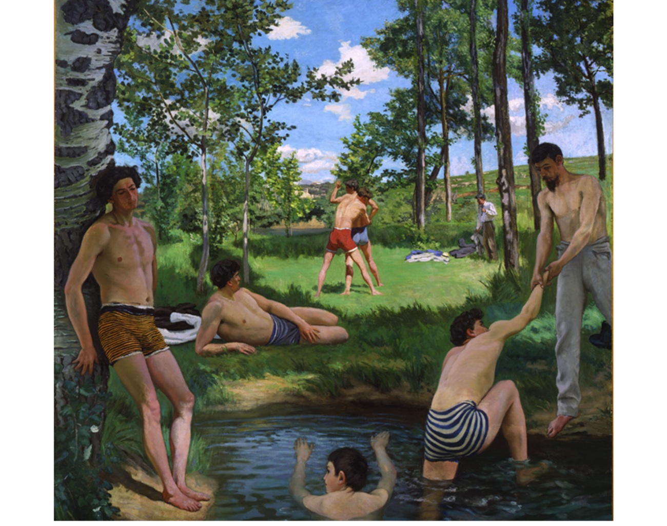 frederic bazille, summer scene
