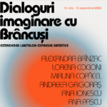 afis dialoguri imaginare cu brancusi