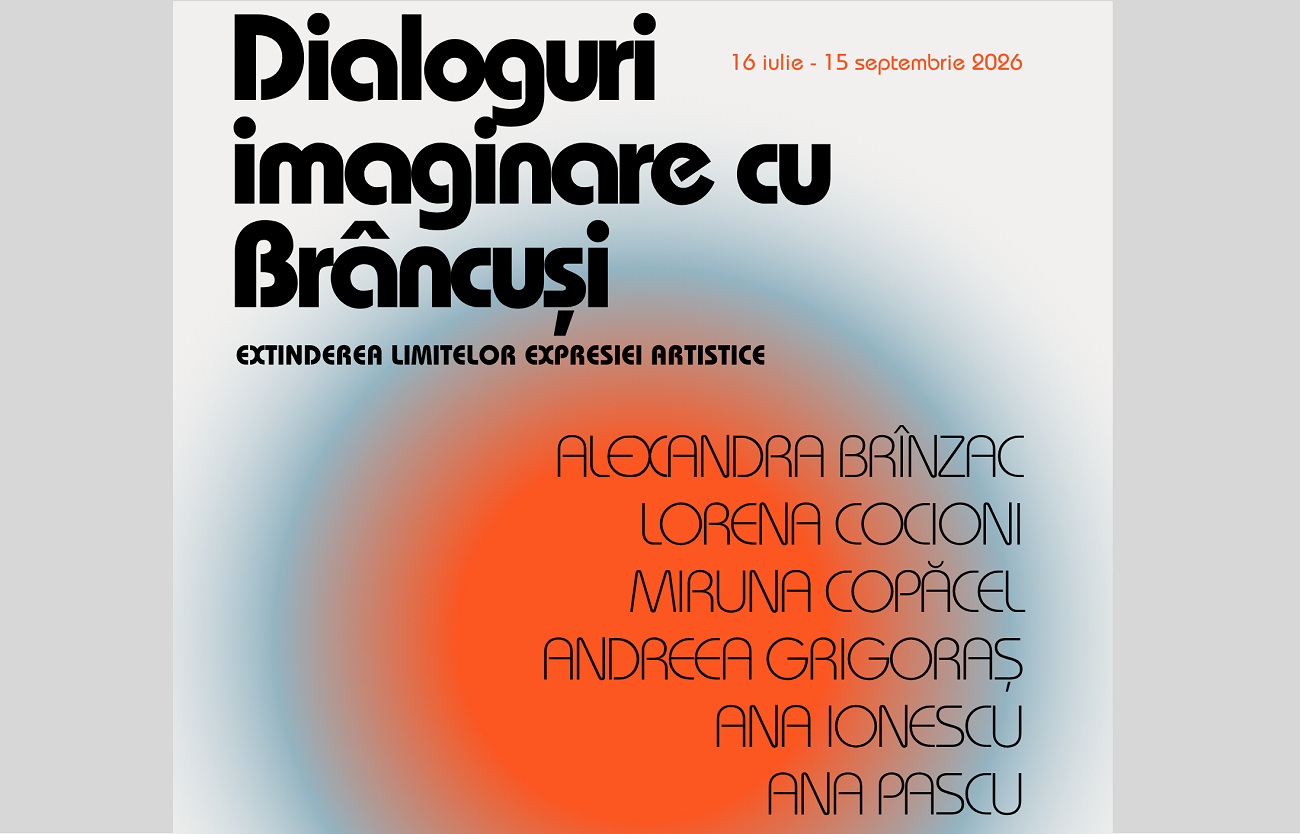 afis dialoguri imaginare cu brancusi
