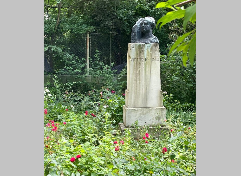 bust victor eftimiu, bucuresti, curatorial