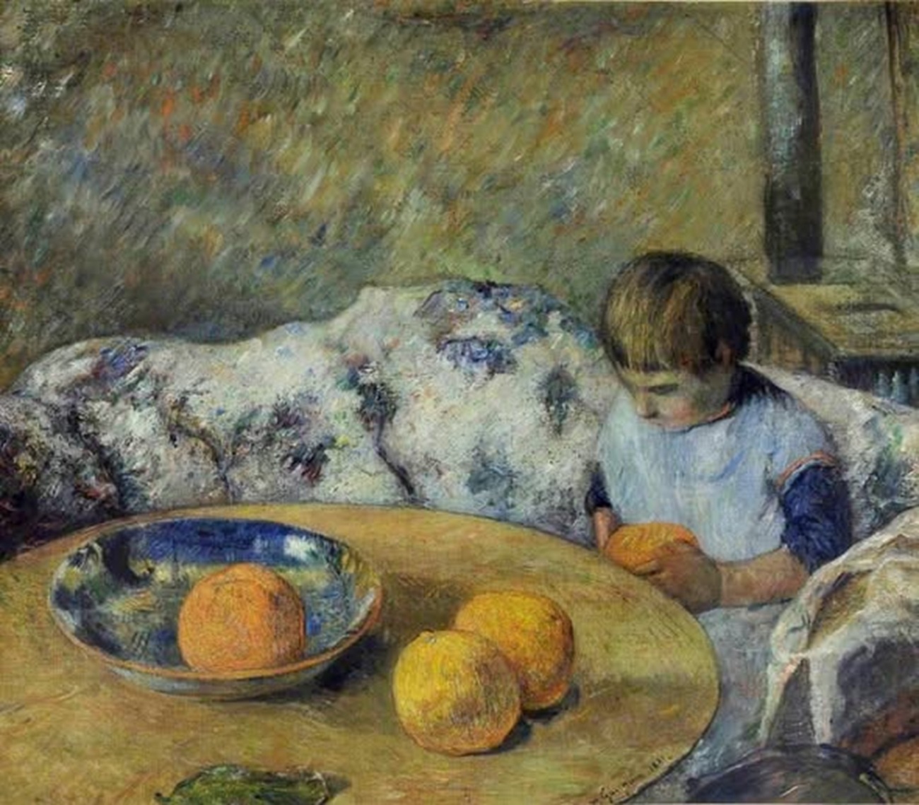 interieur avec aline, gauguin